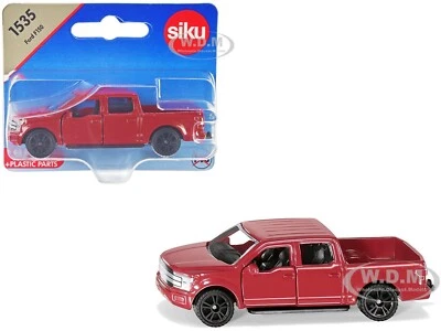 FORD F-150 PICKUP TRUCK RED DIECAST MODEL CAR BY SIKU 1535 - Image 1 of 4