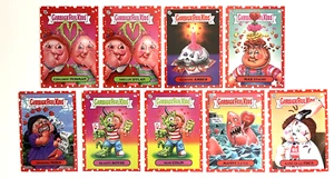 x9 LOTE 2025 GPK Cubo de Basura Niños Día de San Valentín Corazón Rojo SPs - Imagen 1 de 10