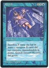 RECALL X1 MAGIC MTG ITALIAN LEGENDS  LIGHT PLAY (LP)