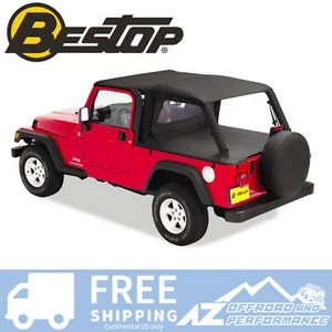 Bestop Header Bikini Safari - Black Diamond for 04-06 Jeep Wrangler LJ Unlimited - Bild 1 von 2