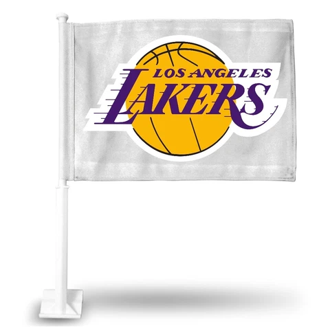 Los Angeles Lakers NBA 11X14 Window Mount 2-Sided Car Flag Cover