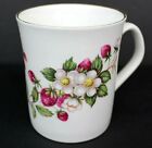 Elizabethan Strawberry Flowers Fine Bone China Cup Mug England Vintage