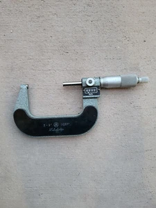 Mitutoyo 193-213 Digit Outside Micrometer, 2-3" Range, .0001" Carbide Tip Japan - Picture 1 of 3