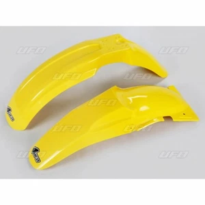 UFO vorne hinten Kotflügel Kit Suzuki RM 125 250 1996 - 2000 gelb Original-Zubehör-Hersteller - Bild 1 von 1