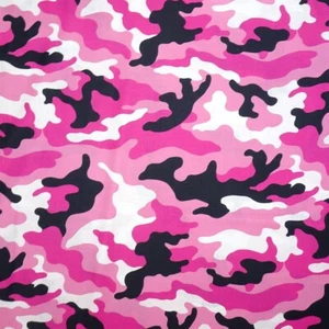 Camouflage Fabric - Pink White Black Camo - Cranston VIP YARD - Picture 1 of 1