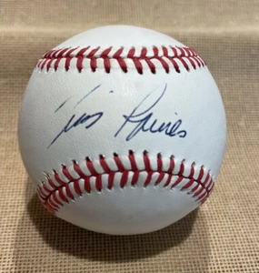 Tim Raines Montreal Expos Signed Baseball Authentic HOF National League Ball - Picture 1 of 4