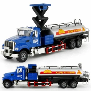 1:50 Alloy American Oil Tank Truck Model Pull Back Diecasts Car Vehicles Kid Toy - Picture 1 of 7
