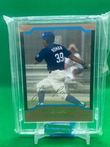 2004 Bowman First Year Gold Uncirculated Encased #214 Jesse Roman Padres