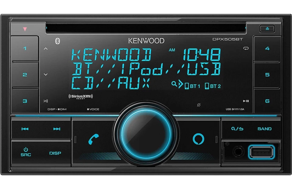Kenwood CD Receiver - Black (DPX505BT)