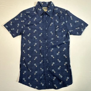 Haggar Clothing Stretch Size Small Pattern Tropical Hawaiian Button Up Shirt - Picture 1 of 7