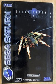Sega Saturn Thunderhawk 2 Firestorm in OVP mit Anleitung pal dt.