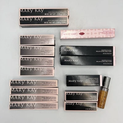 Mary Kay LIPSTICK Some Discontinued Rare New in Box  Lot of 17 +1 - Image 1 of 4