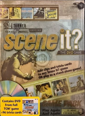 Scene It? DVD Game: Turner Classic Movie Edition Expansion Pack NEW Sealed - Image 1 of 3