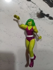 Figura de She Hulk 1990 Marvel Comics PVC 4 1/2" ¡Envío gratuito! T770 - Imagen 1 de 4