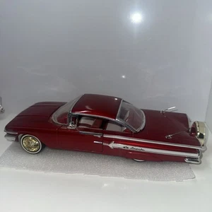 VHTF Jada Toys Street Low Lowrider 1960 Chevy Impala Red 1:24 Scale Read Descr. - Bild 1 von 20
