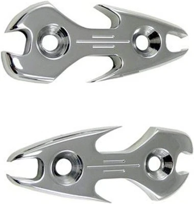 Juego de bloque de espejo cromado para 99-12 Suzuki Hayabusa Billet aluminio CA4028 Foto 1 de 2