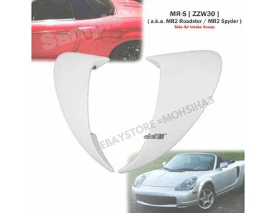 Cenefa de ventilación de cuchara de admisión de aire lateral para Toyota MR2 Spyder ZZW30 2000-2006 FRP Foto 1 de 4