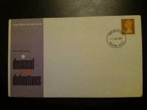 DECIMAL DEFINITIVO FDC 1971 SIN DIRECCIÓN con inserto - Imagen 1 de 1