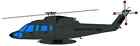 H-76 Eagle Sikorsky H76 Helicopter Desktop Wood Model Big New