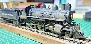Ho Scale Mehano vintage NYC#998 4-4-0/weathered/detailed/smooth - Picture 1 of 13