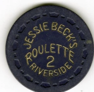 Nevada, Reno: Jessie Beck's Riverside Roulette Table 2 Black - Picture 1 of 2