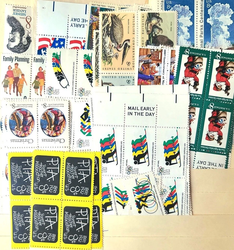 1972 - Choose from ALL Zip & Mail Early Commemorative Blocks! MNH US Stamps!