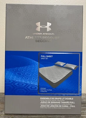 Juego de sábanas Under Armour Athlete Recovery gris 1325132-094 tamaño completo Foto 1 de 4