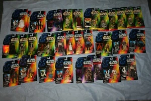 STAR WARS 1995 POWER OF THE FORCE MINT CARD FIGURES LEIA HAN LUKE YODA R2 FETT - Picture 1 of 158