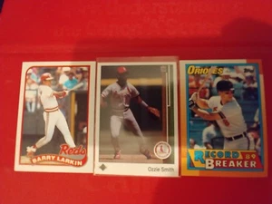 Hall of Fame Shortstops 3 Karten Lot (Larkin, O Smith, Ripken) - Bild 1 von 2