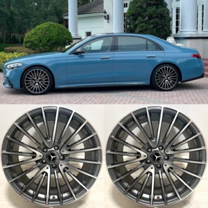 NEW MERCEDES BENZ 18 INCH RIMS WHEELS SET4 18/8.5 18/9.5 2007 - 2012 S550 S AMG - Picture 1 of 14