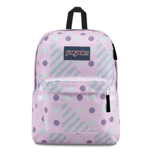 JanSport SuperBreak ONE Backpack - Ice Cream Geo Design - Perfect School Bag! - Picture 1 of 2