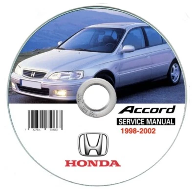 Manual De Taller Honda Accord (1998-2002) Para Todos Los Sistemas Win/Mac En Dvd - Imagen 1 de 4