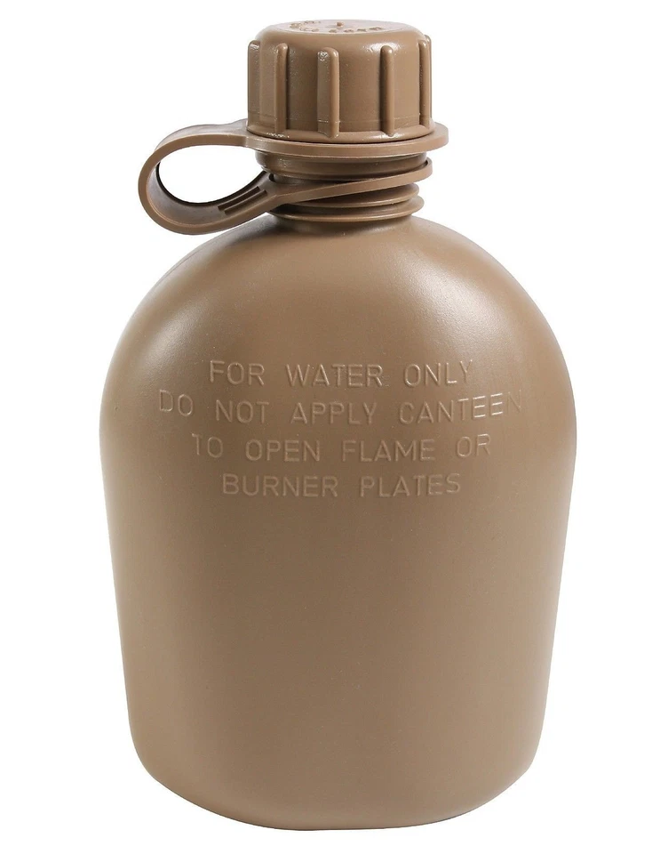 GI 3 шт. коричневые столовые койоты 1 кварта 1 кварта пластиковые туристические водные столовые сделано в США - Изображение 1 из 1