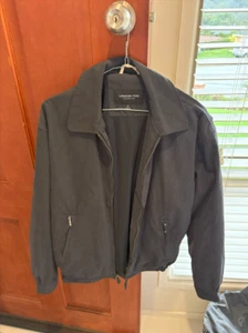 London Fog Navy Golf Jacket Size Small - Picture 1 of 4