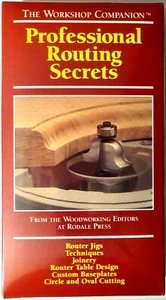 Professional Routing Secrets ~ The Workshop Companion VHS 1992 NEW / Sealed - Picture 1 of 3