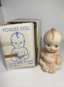 New Vintage 80's Original House of Lloyd ~Ceramic Powder Doll-With Original Box - Picture 1 of 14