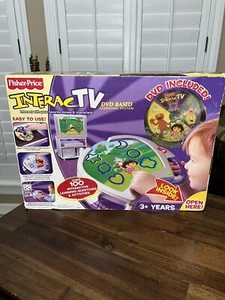 Rare Fisher Price Interact TV DVD Learning Video Gaming System Unopened Box - Picture 1 of 15