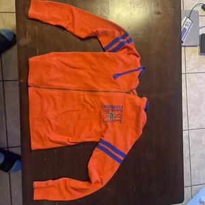 University of Florida Gators Orange Zip Up Hoodie Jacket Sweatshirt Mens S Small - Picture 1 of 5