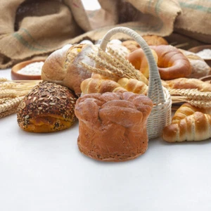 Künstliches Brot, gefälschtes Stumpfbrot, Simulation Stumpfbrot, realistische - Zdjęcie 1 z 12