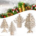 Party Supplies Table Decoration Xmas Tree Christmas Ornaments Wood DIY Crafts