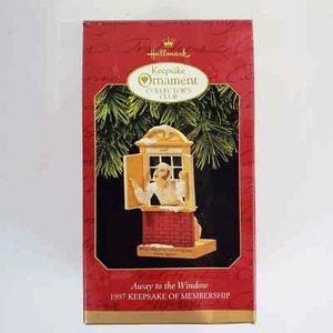 Hallmark Keepsake Ornament 1997 Away to the Window Collector's Club - Picture 1 of 3
