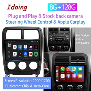 Radio estéreo de coche inalámbrico CarPlay GPS navegación wifi para Dodge Caliber 2010-2012 - Imagen 1 de 18