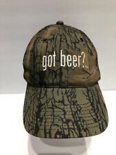 Got Beer? Vintage Rebark Camouflage Hat Cap Embroidered Snapback