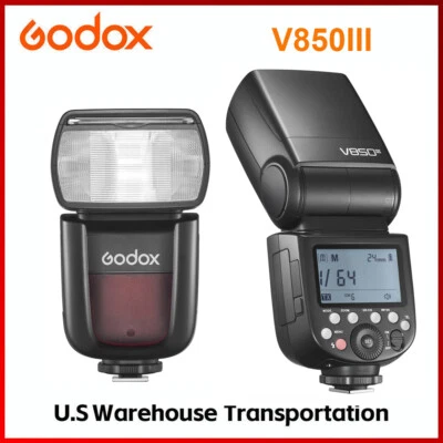 Godox V850III Flash Camera Flash Speedlight for Canon Nikon Sony Fuji Panasonic - Image 1 of 4