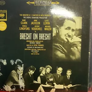 BRECHT ON BRECHT-CLARK-VOSLOVEC-JACKSON-ORIGINAL COLUMIBIA 2-LP VINYL-USED - Picture 1 of 7