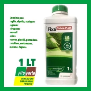 CONCIME CE FIXA CUIVRE PLUS RAME IDROSSIDO SOLFATO LIQUIDO OLIVO AGRUMI ORTO 1LT - Foto 1 di 1