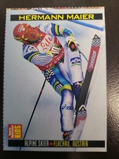 1999 Sports Illustrated Si for Kids skier Hermann Maier RC card #763