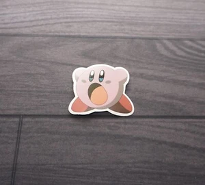 Kirby | Sucking Air Kirby Sticker Decal Only | Great For Bottles, Laptops, etc - Picture 1 of 4
