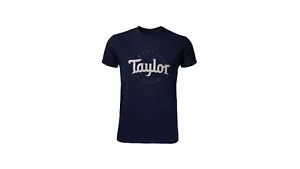 Taylor Mens Classic 2-Color T-Shirt, Navy with Grey Logo, Medium - Picture 1 of 1