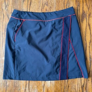 Falda corta de golf Greg Norman ropa deportiva falda con bolsillos rendimiento azul - Imagen 1 de 7